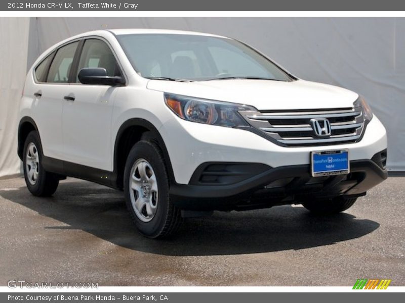 Taffeta White / Gray 2012 Honda CR-V LX