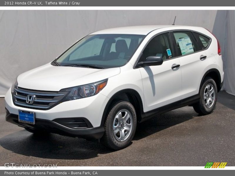 Taffeta White / Gray 2012 Honda CR-V LX