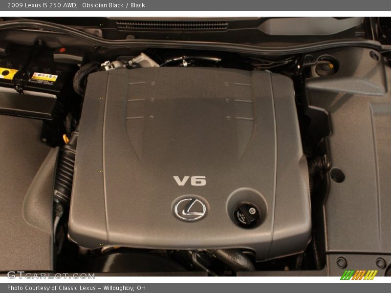 Obsidian Black / Black 2009 Lexus IS 250 AWD