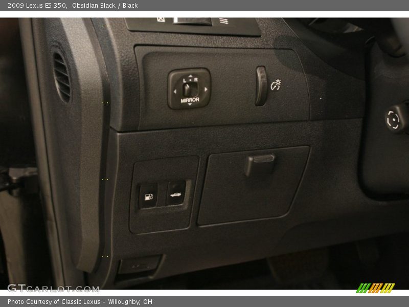 Obsidian Black / Black 2009 Lexus ES 350