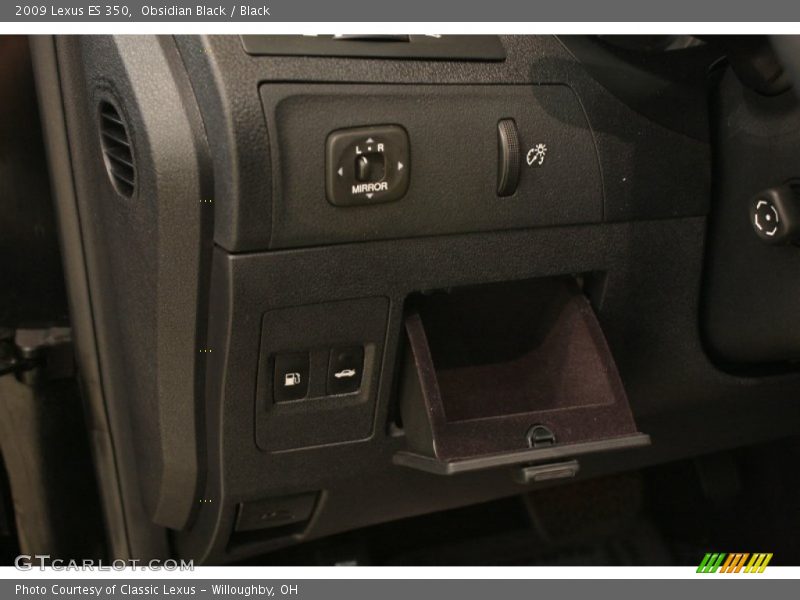 Obsidian Black / Black 2009 Lexus ES 350