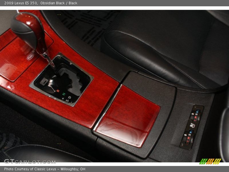 Obsidian Black / Black 2009 Lexus ES 350