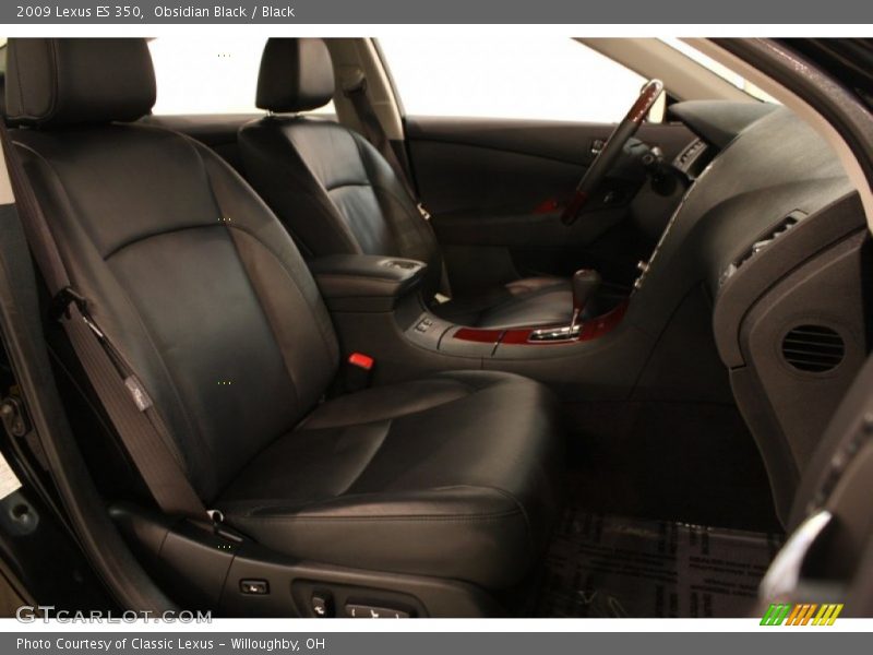 Obsidian Black / Black 2009 Lexus ES 350