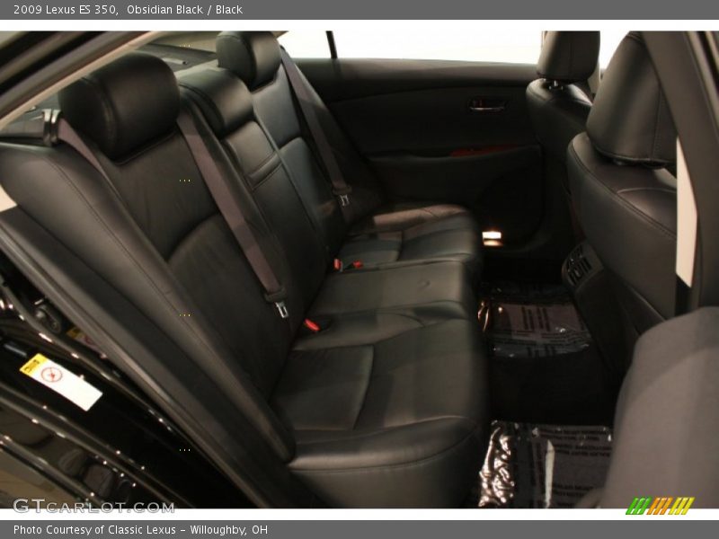 Obsidian Black / Black 2009 Lexus ES 350