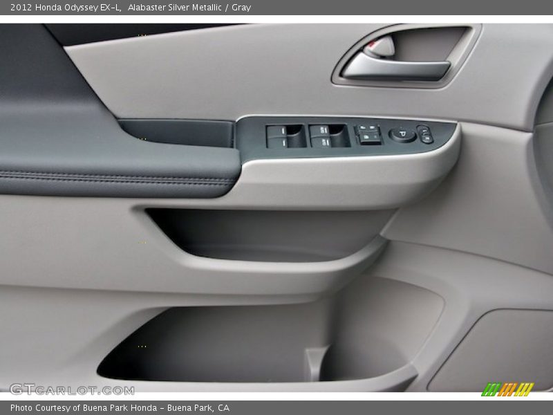 Alabaster Silver Metallic / Gray 2012 Honda Odyssey EX-L