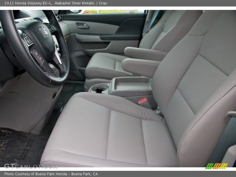 Alabaster Silver Metallic / Gray 2012 Honda Odyssey EX-L