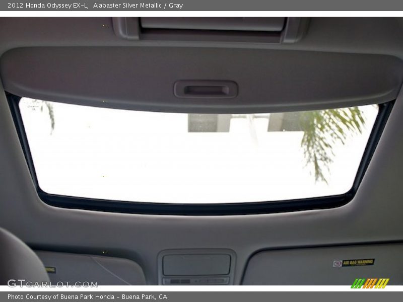 Alabaster Silver Metallic / Gray 2012 Honda Odyssey EX-L