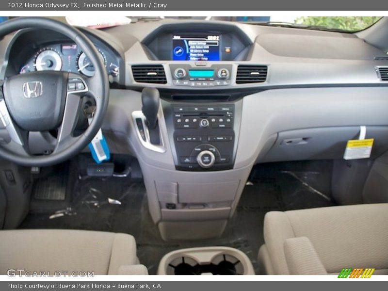 Polished Metal Metallic / Gray 2012 Honda Odyssey EX