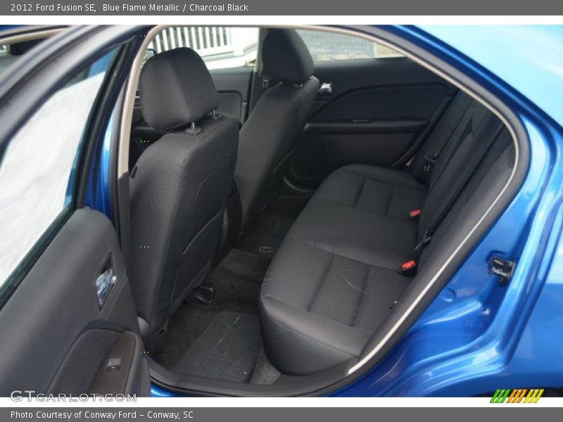 Rear Seat of 2012 Fusion SE