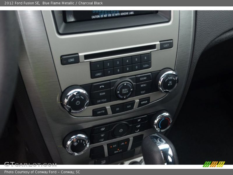Blue Flame Metallic / Charcoal Black 2012 Ford Fusion SE
