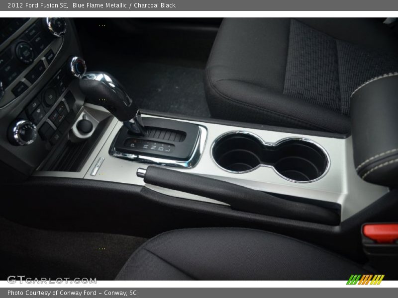 Blue Flame Metallic / Charcoal Black 2012 Ford Fusion SE