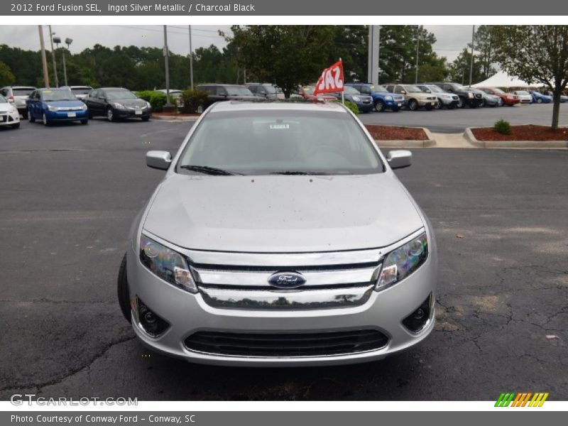 Ingot Silver Metallic / Charcoal Black 2012 Ford Fusion SEL