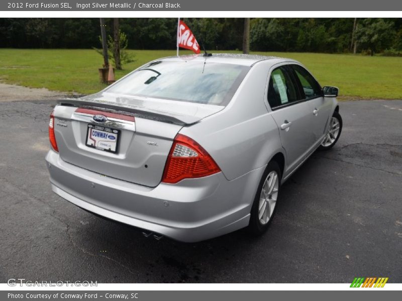Ingot Silver Metallic / Charcoal Black 2012 Ford Fusion SEL