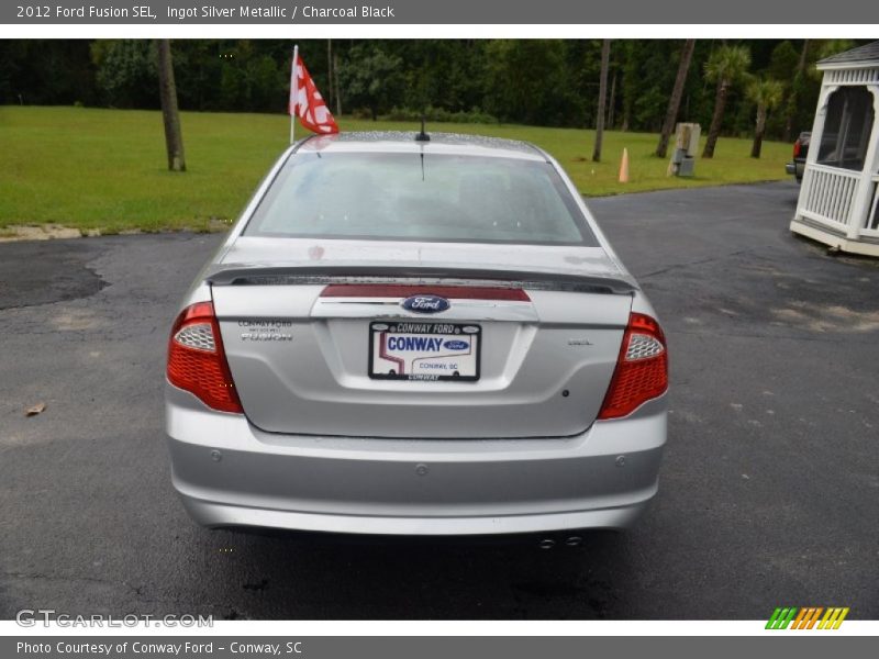 Ingot Silver Metallic / Charcoal Black 2012 Ford Fusion SEL