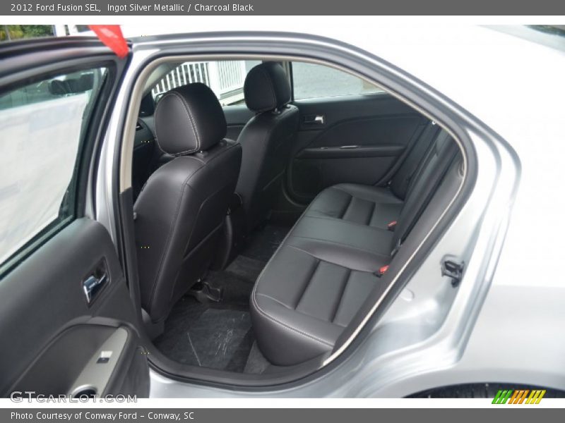 Ingot Silver Metallic / Charcoal Black 2012 Ford Fusion SEL