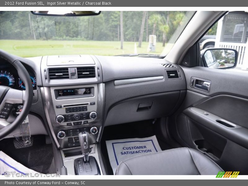Ingot Silver Metallic / Charcoal Black 2012 Ford Fusion SEL