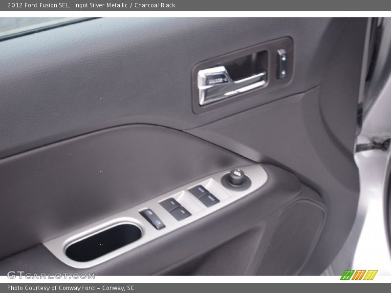Ingot Silver Metallic / Charcoal Black 2012 Ford Fusion SEL