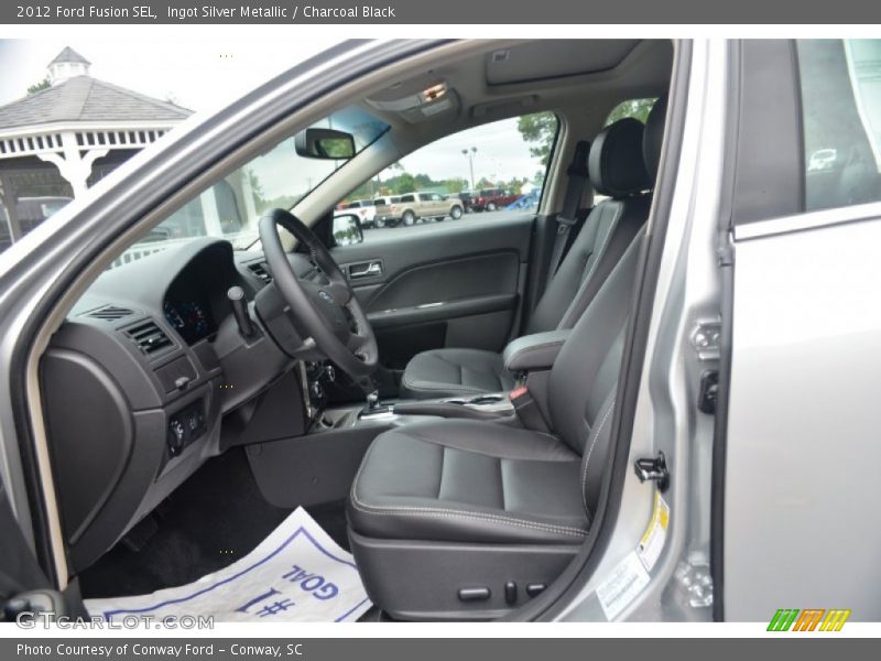 Ingot Silver Metallic / Charcoal Black 2012 Ford Fusion SEL