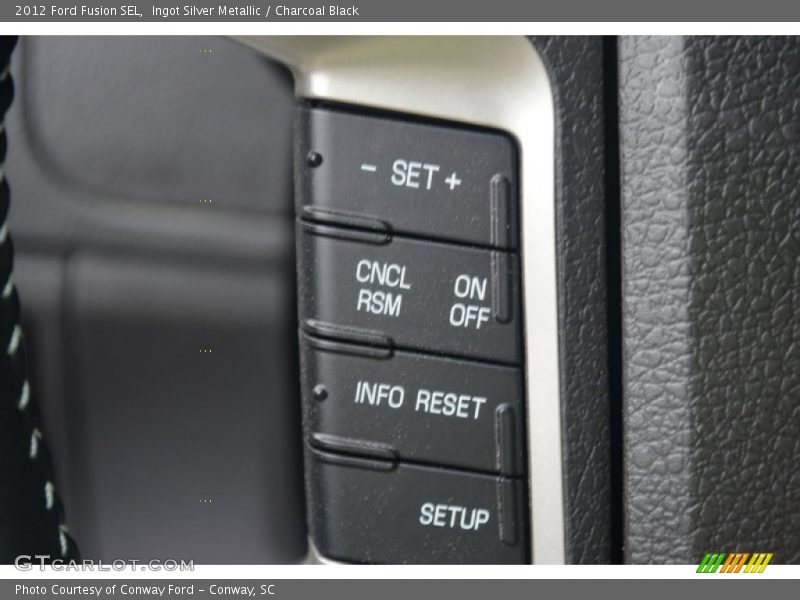 Ingot Silver Metallic / Charcoal Black 2012 Ford Fusion SEL