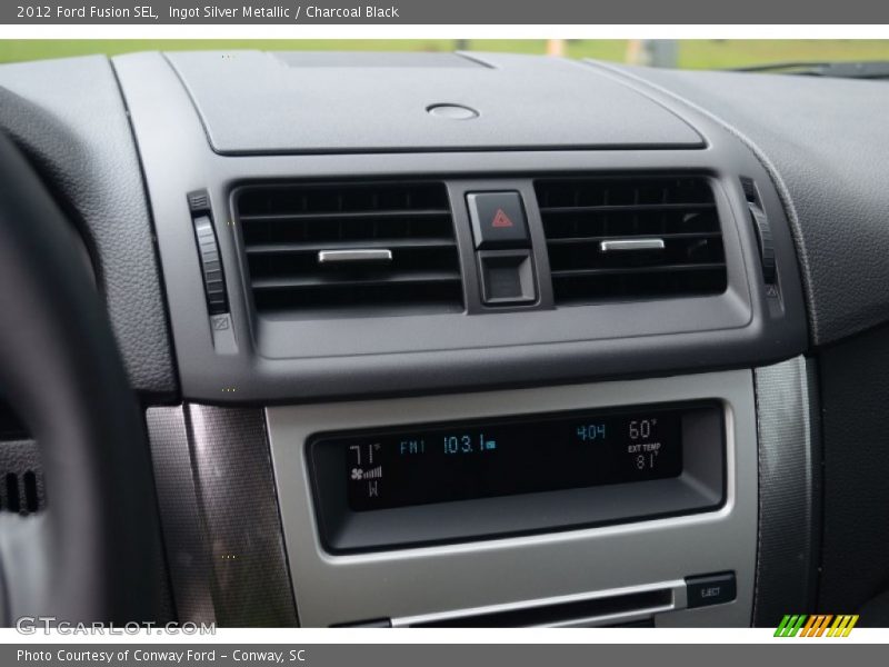 Ingot Silver Metallic / Charcoal Black 2012 Ford Fusion SEL