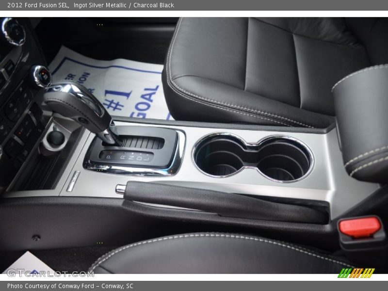 Ingot Silver Metallic / Charcoal Black 2012 Ford Fusion SEL