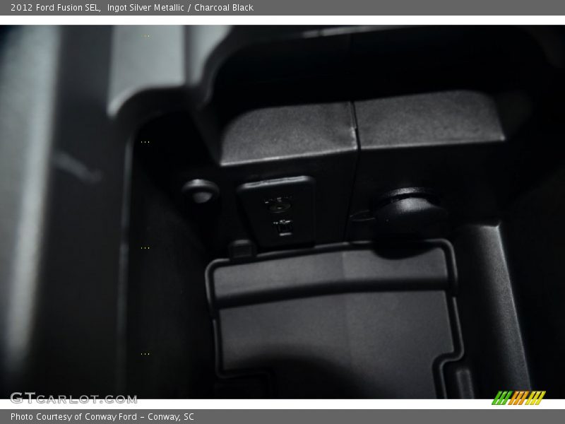 Ingot Silver Metallic / Charcoal Black 2012 Ford Fusion SEL