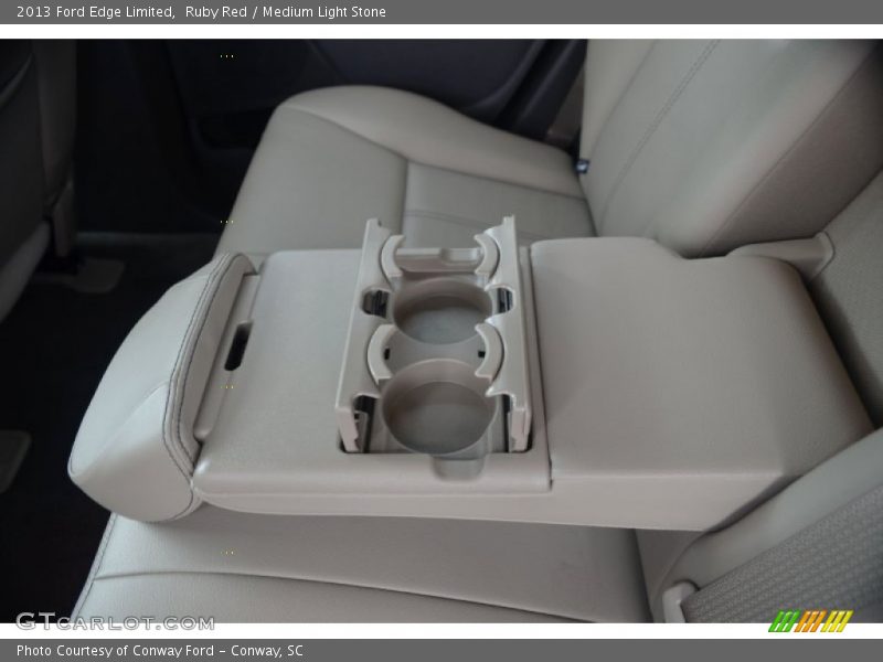 Ruby Red / Medium Light Stone 2013 Ford Edge Limited