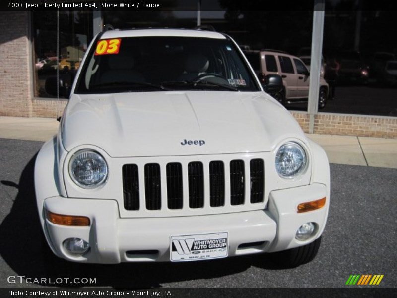 Stone White / Taupe 2003 Jeep Liberty Limited 4x4