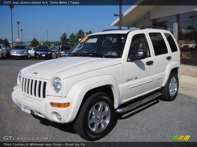 Stone White / Taupe 2003 Jeep Liberty Limited 4x4
