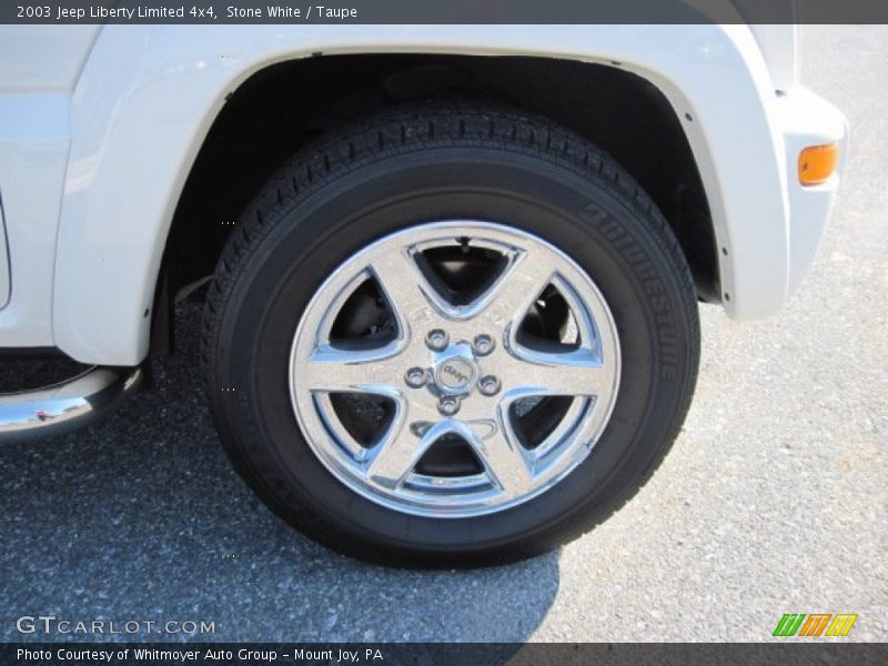 Stone White / Taupe 2003 Jeep Liberty Limited 4x4