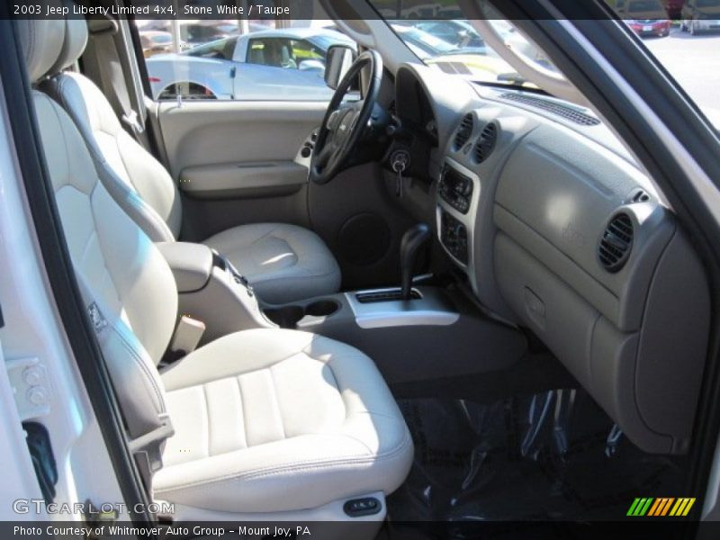 Stone White / Taupe 2003 Jeep Liberty Limited 4x4