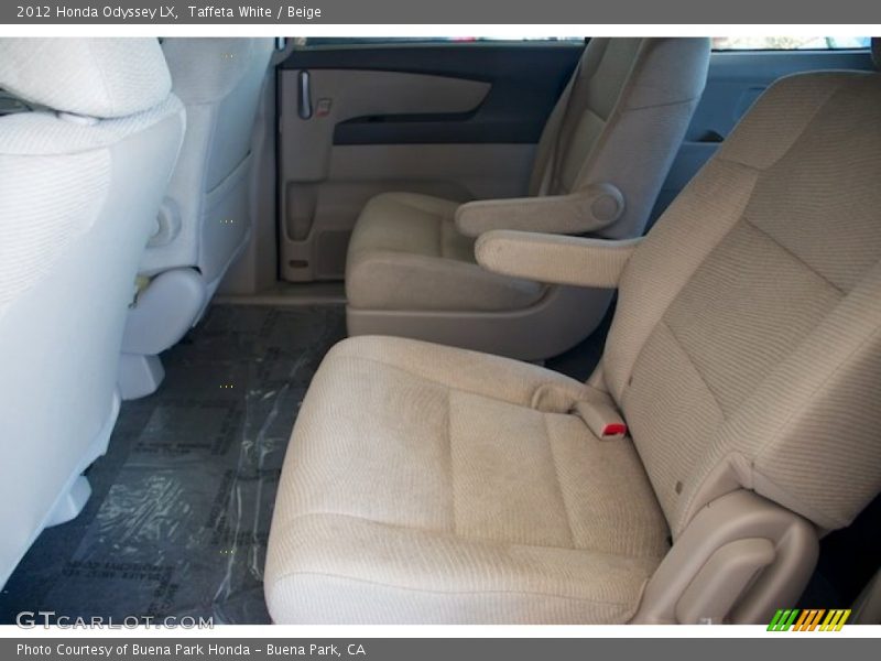 Taffeta White / Beige 2012 Honda Odyssey LX