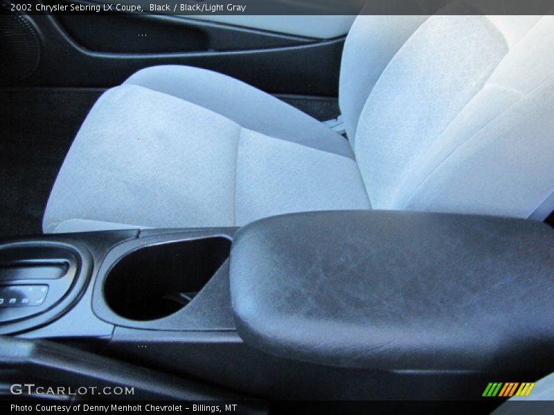 Black / Black/Light Gray 2002 Chrysler Sebring LX Coupe