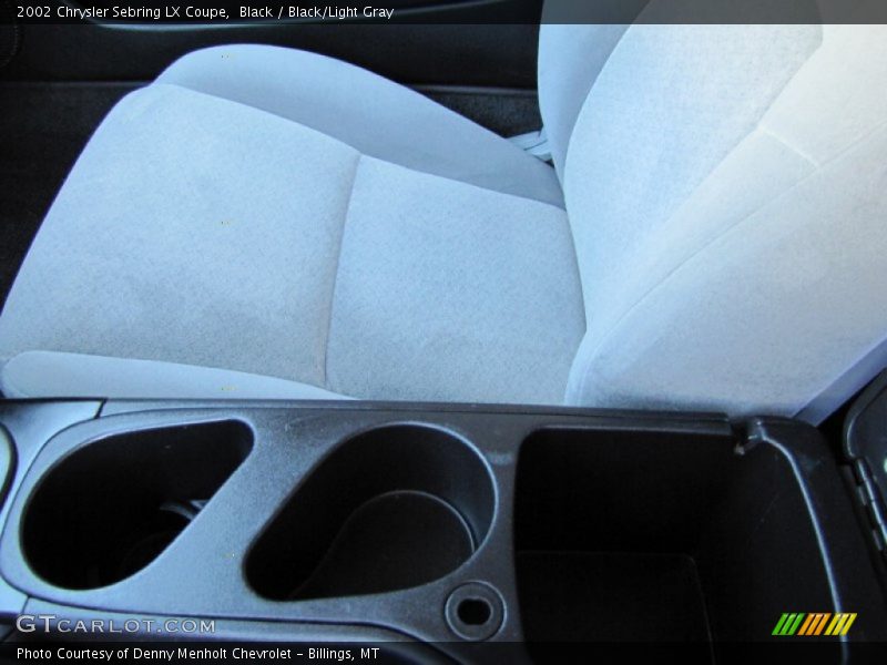 Black / Black/Light Gray 2002 Chrysler Sebring LX Coupe