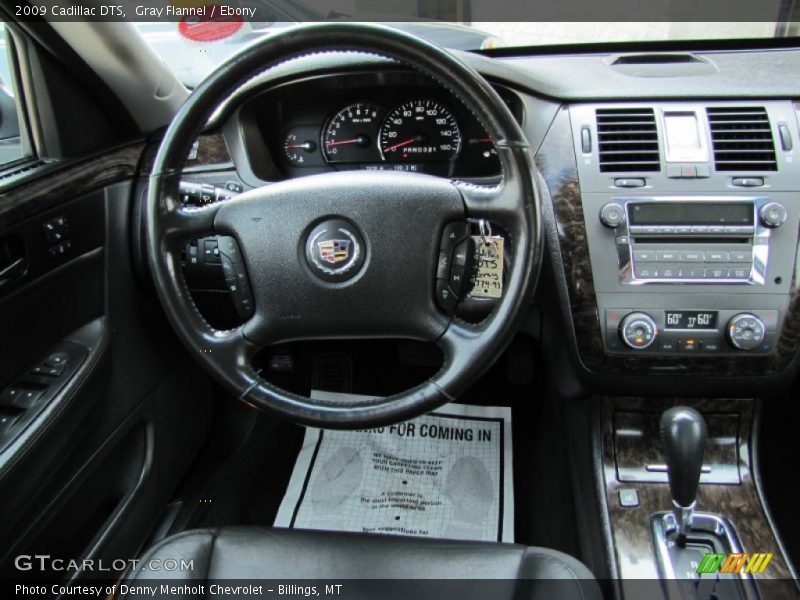 Dashboard of 2009 DTS 