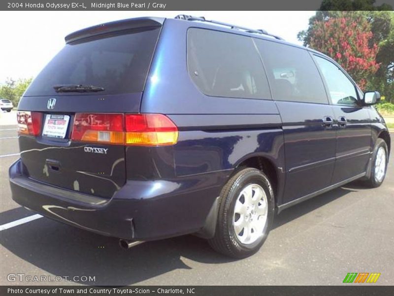 Midnight Blue Pearl / Gray 2004 Honda Odyssey EX-L