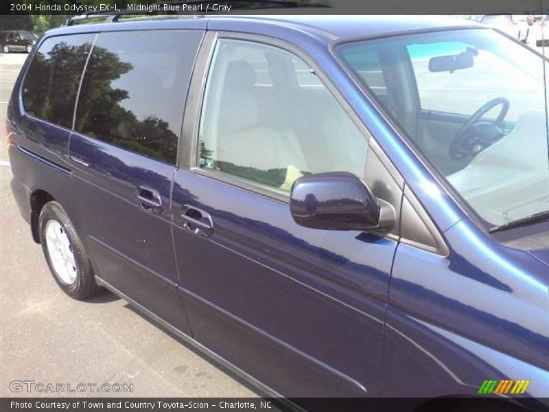 Midnight Blue Pearl / Gray 2004 Honda Odyssey EX-L