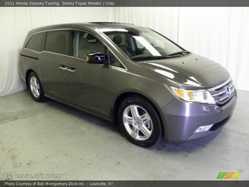 Smoky Topaz Metallic / Gray 2011 Honda Odyssey Touring