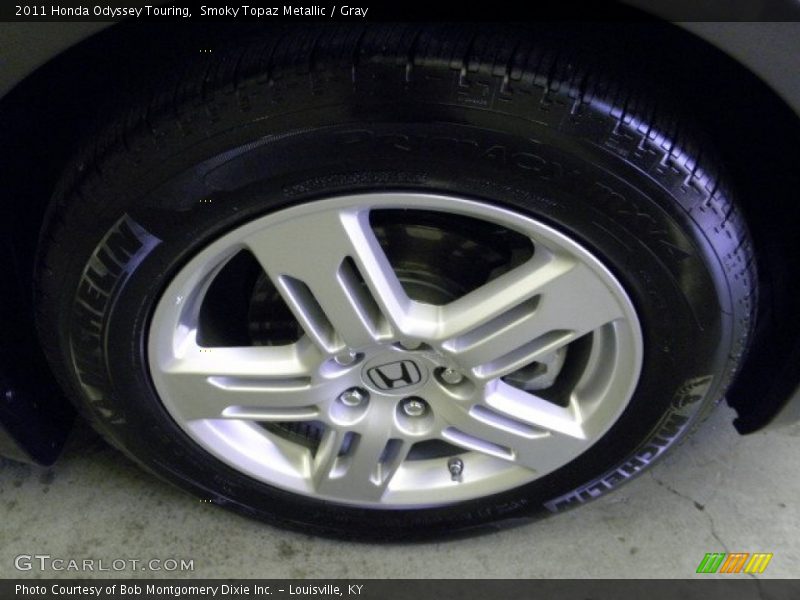 Smoky Topaz Metallic / Gray 2011 Honda Odyssey Touring