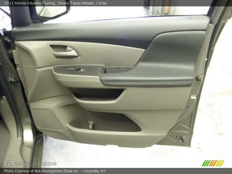 Smoky Topaz Metallic / Gray 2011 Honda Odyssey Touring