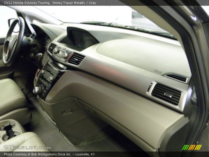 Smoky Topaz Metallic / Gray 2011 Honda Odyssey Touring