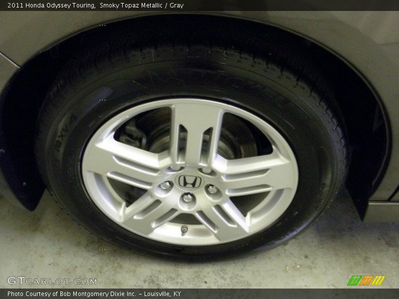 Smoky Topaz Metallic / Gray 2011 Honda Odyssey Touring