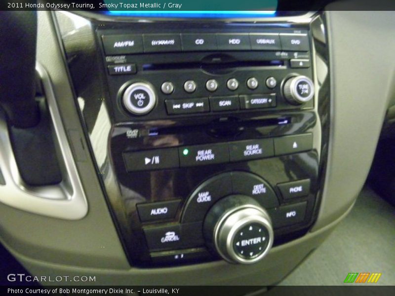 Smoky Topaz Metallic / Gray 2011 Honda Odyssey Touring