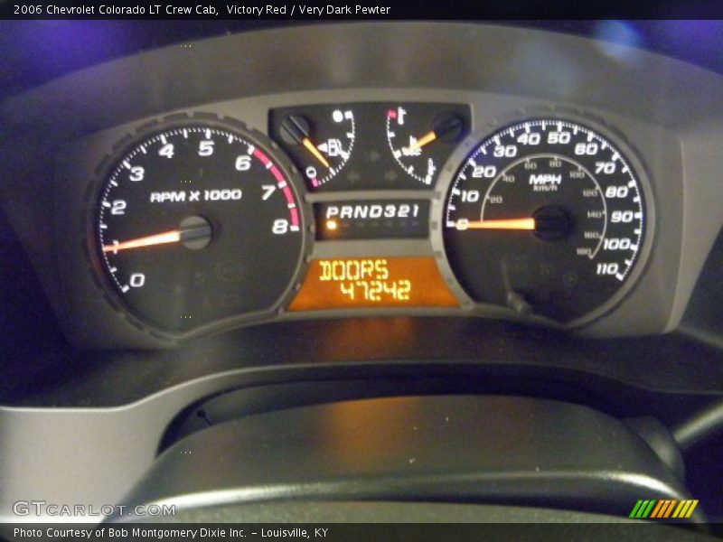 Victory Red / Very Dark Pewter 2006 Chevrolet Colorado LT Crew Cab