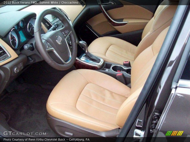 Summit White / Choccachino 2012 Buick Verano FWD