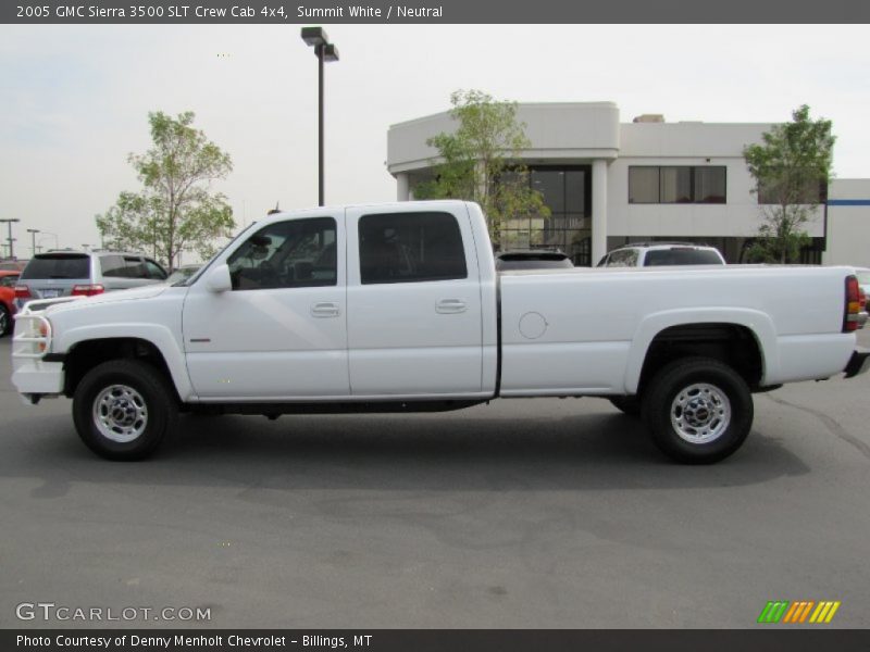 Summit White / Neutral 2005 GMC Sierra 3500 SLT Crew Cab 4x4