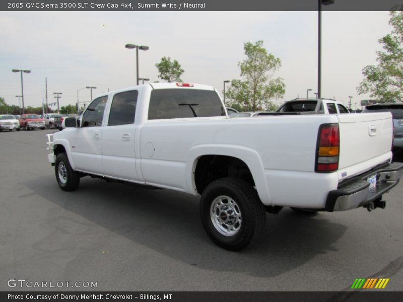 Summit White / Neutral 2005 GMC Sierra 3500 SLT Crew Cab 4x4