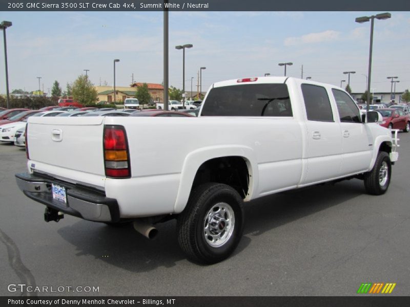 Summit White / Neutral 2005 GMC Sierra 3500 SLT Crew Cab 4x4