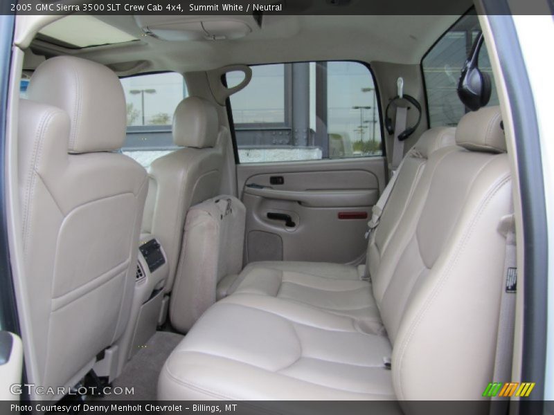  2005 Sierra 3500 SLT Crew Cab 4x4 Neutral Interior