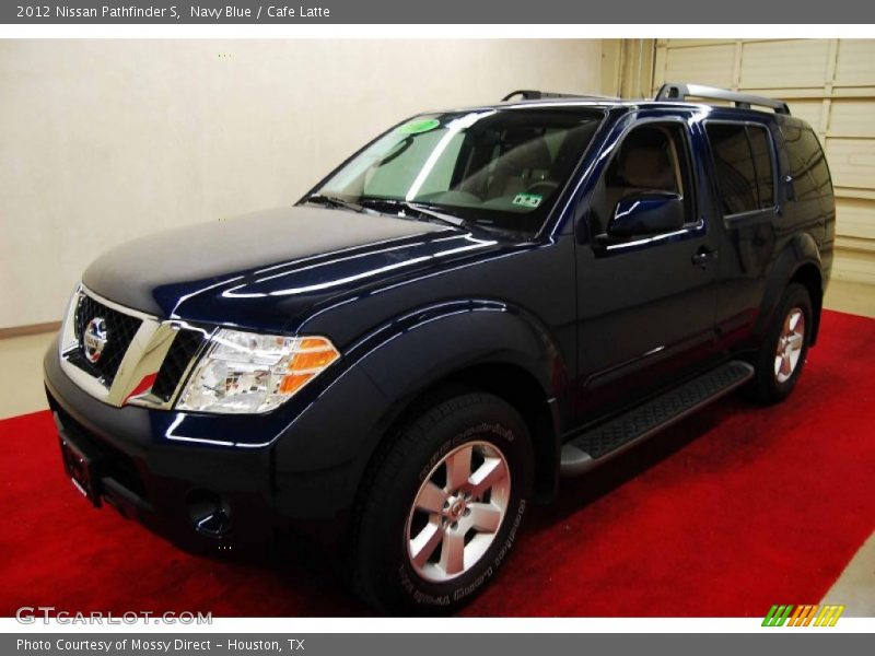 Navy Blue / Cafe Latte 2012 Nissan Pathfinder S